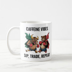 Taza De Café Toro y oso personalizado