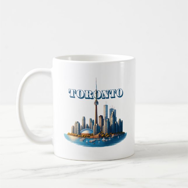 Taza De Café Toronto Canadá (Izquierda)