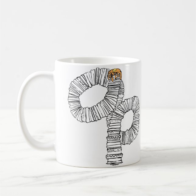 Taza De Café Torre de Panqueques (Izquierda)