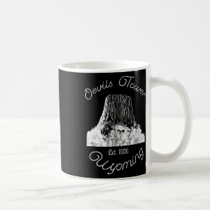 Taza De Café Torre del Diablo Wyoming Monumento Nacional Retro