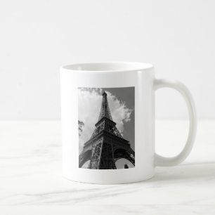 Taza De Café Torre Eiffel Blanca y Negra en París