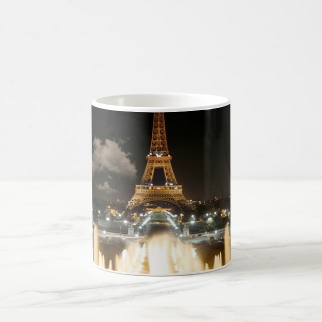 Taza De Café Torre Eiffel de noche (Centro)