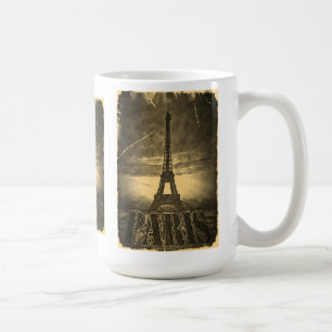 Taza De Café Torre Eiffel de Vintage París #2 - Mugs