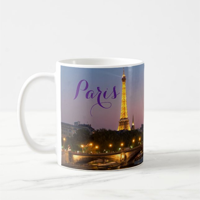 Taza De Café Torre Eiffel París Francia  (Izquierda)