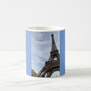 Taza De Café Torre Eiffel, París, Francia, fotografía