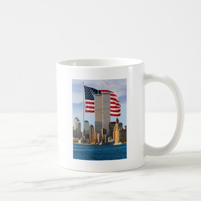 Taza De Café Torre gemela América (Derecha)