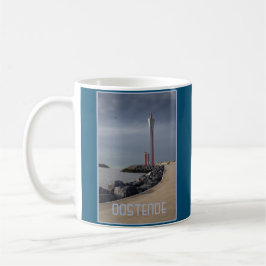 Taza De Café Torre Radar, Oostende Habour, Bélgica