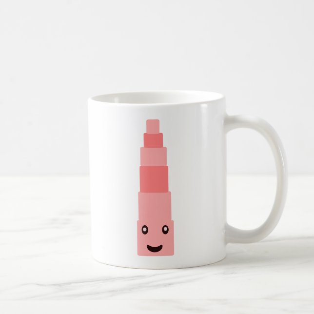 Taza De Café "Torre rosa" Montessori (Derecha)