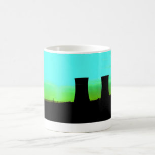 Taza De Café torres del tinsley en el tiro distante del