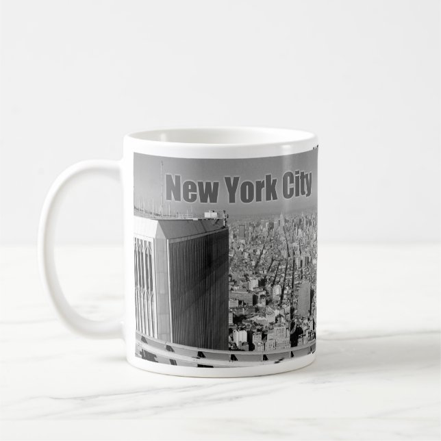 Taza De Café Torres gemelas World Trade Center NYC (Izquierda)