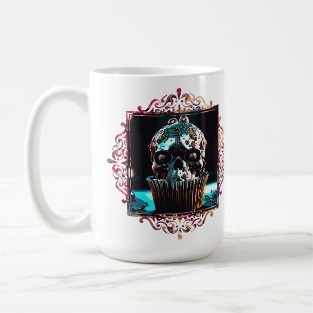 Taza De Café Torta de cráneo para reloj (Izquierda)