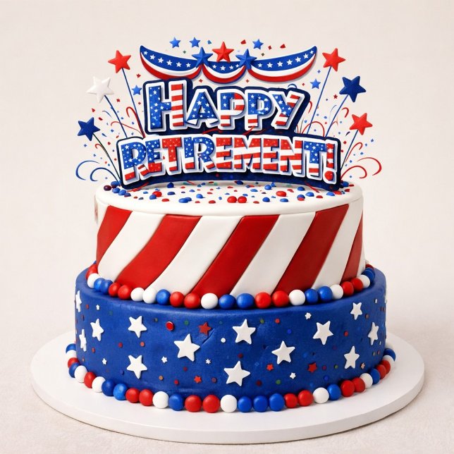 Taza De Café Torta de Feliz Jubilación  ("Retirement Cake Celebration")