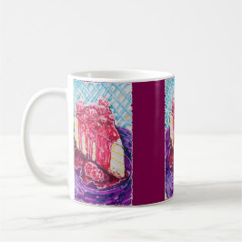 Taza De Café Torta de frambuesa