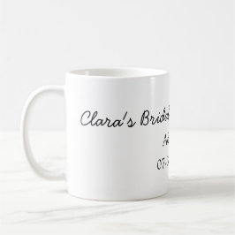 Taza De Café Torta de limón boda moderna simple minimalista rús