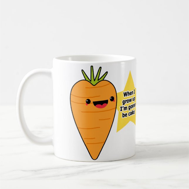 Taza De Café Torta De Zanahoria (Izquierda)
