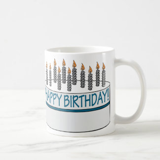 Taza De Café Torta del feliz cumpleaños