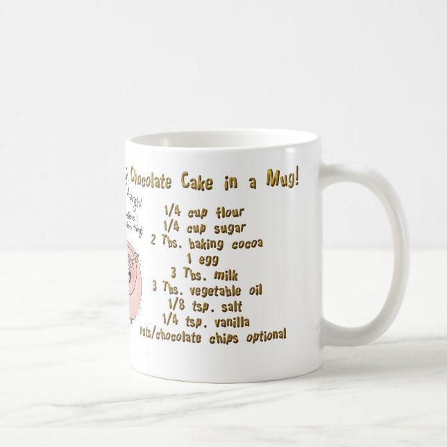 Taza De Café ¡Torta en una taza, taza! (Derecha)