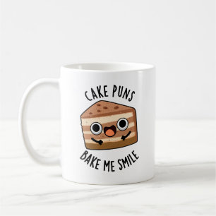 Taza De Café Tortitas de pastel me hacen sonreír divertido boll
