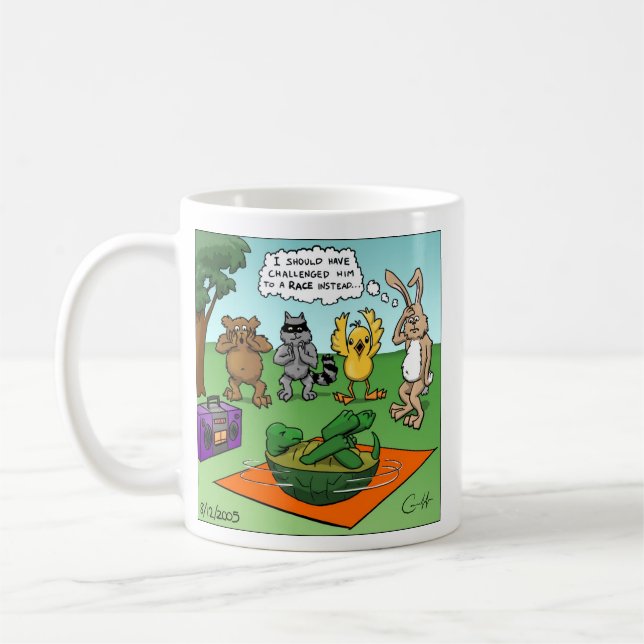 Taza De Café Tortoise y la liebre revivida (Izquierda)