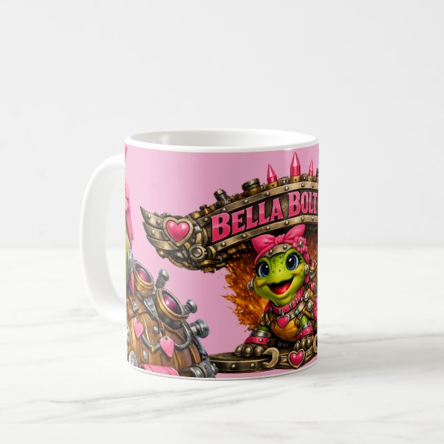 Taza De Café Tortuga Bella Boltina (Anverso izquierdo)