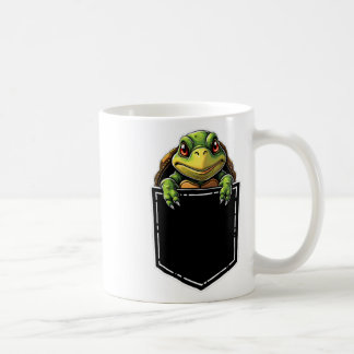 Taza De Café Tortuga Cuta En El Bolsillo Funny Halloween Set C