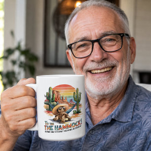 Taza De Café Tortuga del Desierto Divertida Jubilación Occident