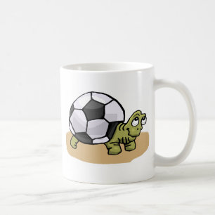 Taza De Café Tortuga del fútbol