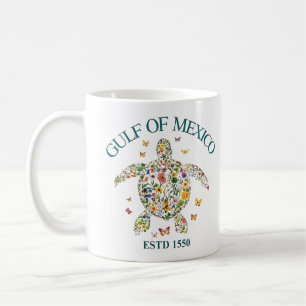 Taza De Café Tortuga del Golfo de México est 1550 Nunca Olvides