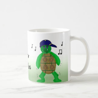 Taza De Café Tortuga Divertida de Pie