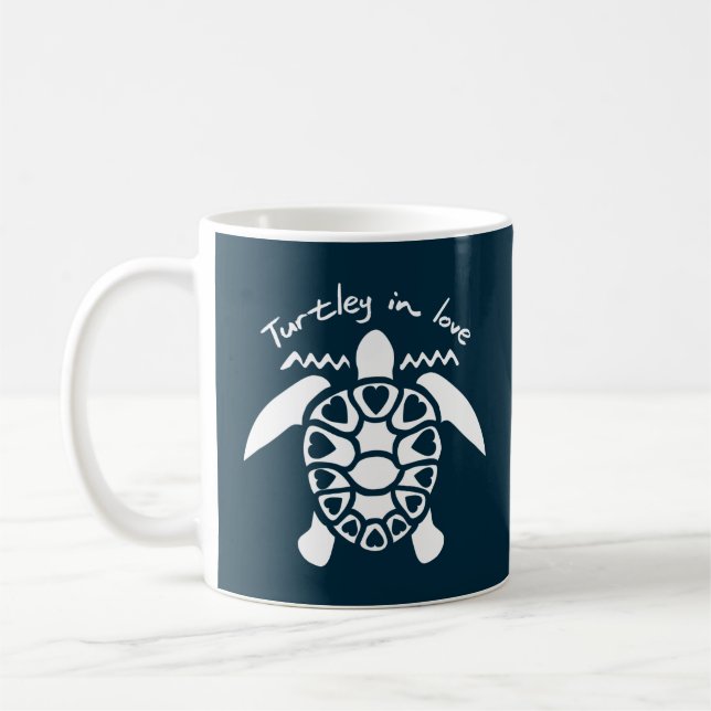Taza De Café Tortuga enamorada - Tortuga (Izquierda)