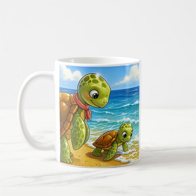 Taza De Café Tortuga marina (Izquierda)