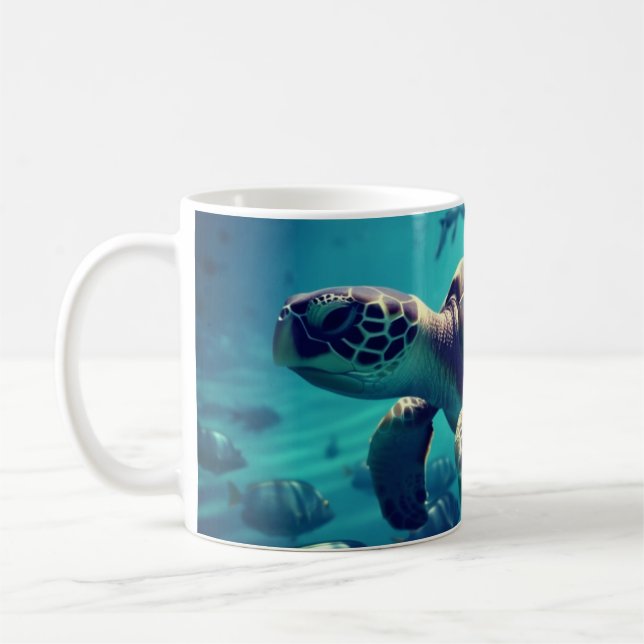 Taza De Café Tortuga marina (Izquierda)