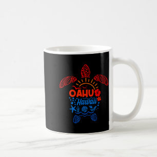 Taza De Café Tortuga marina de Oahu tropical hawaii verano play