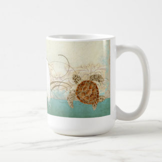 Taza De Café Tortuga marina estilo moderno costa Ocean Beach Sw