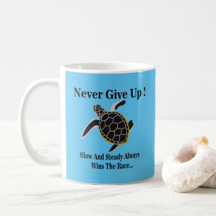 Taza De Café Tortuga Marina Nunca Te Rindas