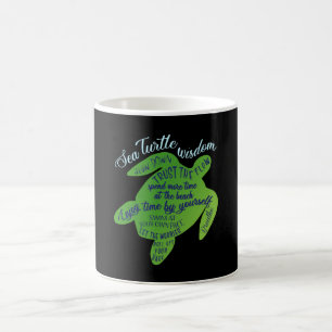 Taza De Café Tortuga marina Océano Animal Sealife Gift Idea