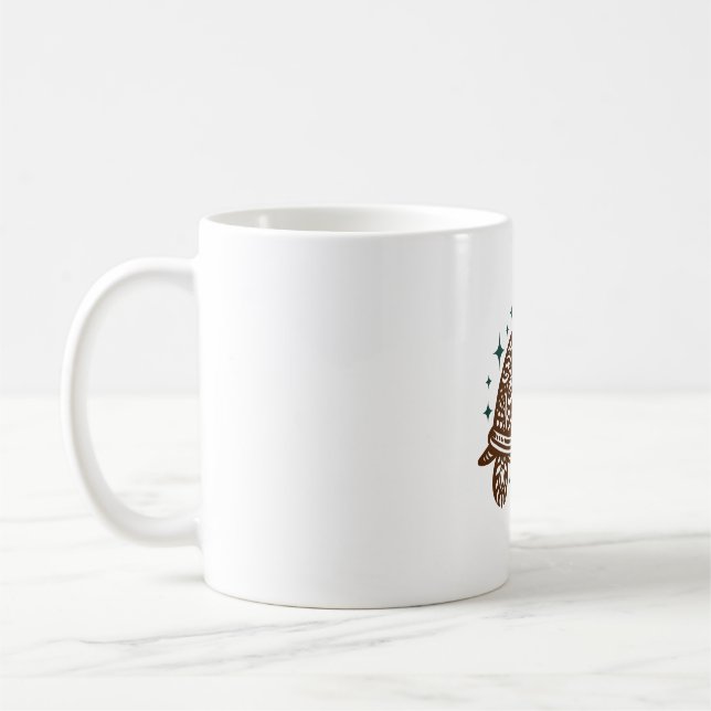 Taza De Café Tortuga marina ornamental (Izquierda)