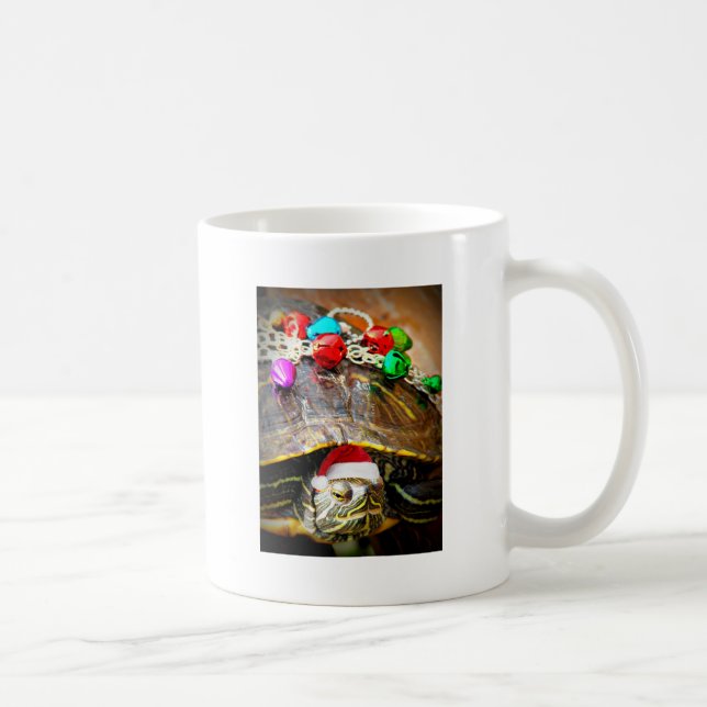 Taza De Café Tortuga navidad (Derecha)