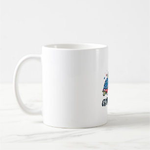 Taza De Café Tortuga Patriótica América Diseño de Grabado Vinta