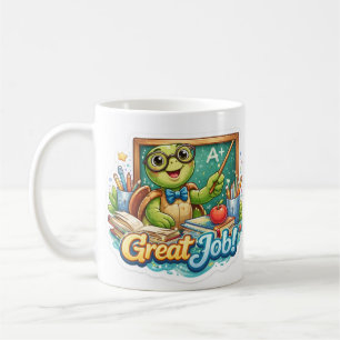 Taza De Café Tortuga Pequeña y Linda