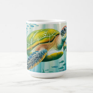 Taza De Café Tortuga Pintada