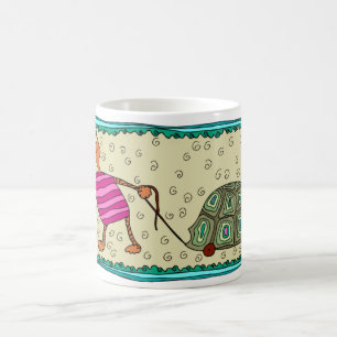 Taza De Café Tortuga que viaja