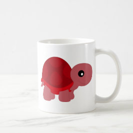 Taza De Café Tortuga roja linda