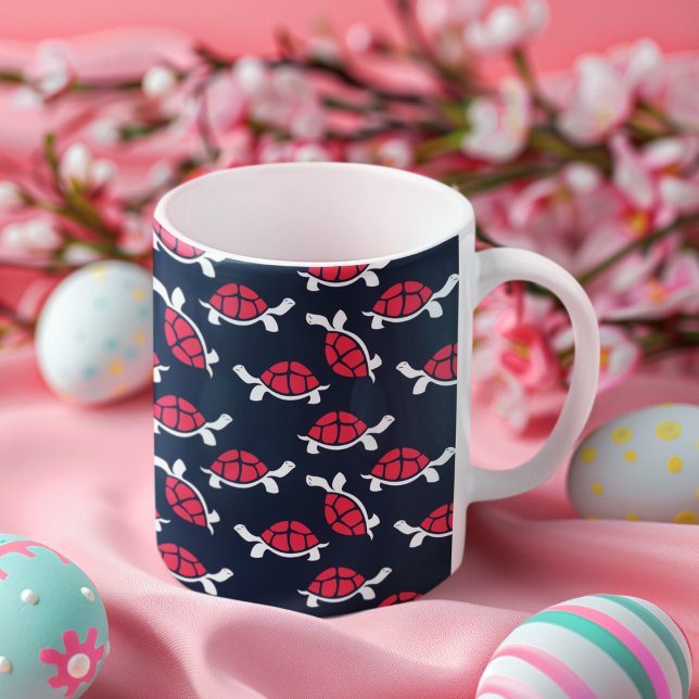 Taza De Café Tortuga temática oscura (cups and mugs)