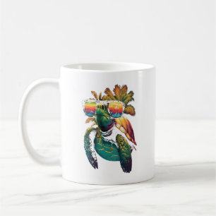 Taza De Café Tortuga Tortugas Marinas Hawaianas Playa Hawaiana