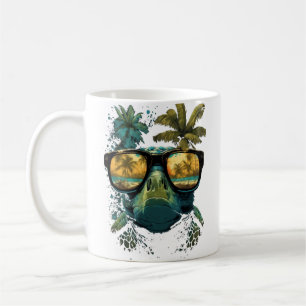 Taza De Café Tortuga Tortugas Marinas Hawaianas Playa Hawaiana
