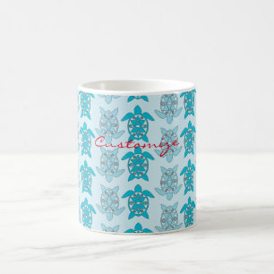 Taza De Café Tortugas azules nadando Thunder_Cove