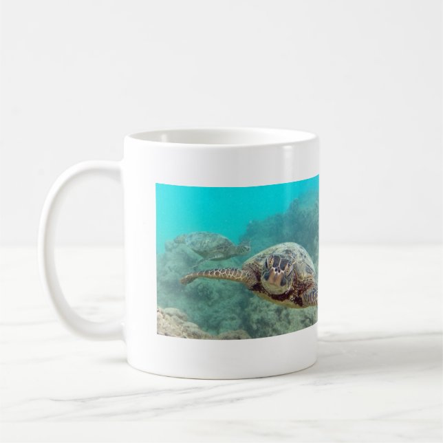 Taza De Café Tortugas de Hawaii - Honu (Izquierda)
