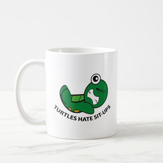 Taza De Café Tortugas odian los plantones de café Mug (Izquierda)