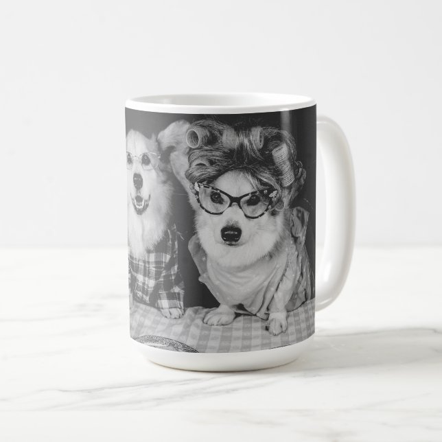 Taza De Café Tosta de café corgi (Anverso derecho)